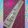 LIFE IS BEAUTIFUL DECAL BANNER