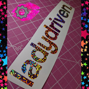 LADY DRIVEN LADYDRIVEN DECAL BANNER