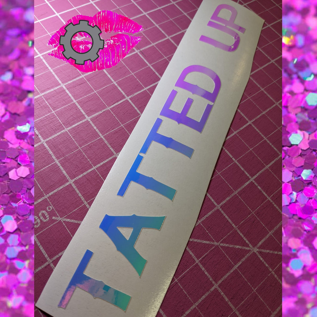 TATTED UP DECAL BANNER