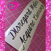 DISREGARD MALES ACQUIRE CURRENCY DECAL BANNER