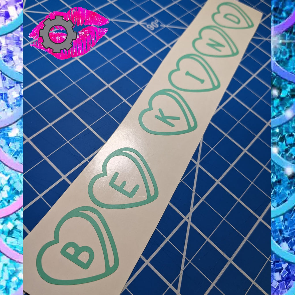 BE KIND DECAL BANNER