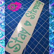 STAY STRONG DECAL BANNER