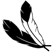 FEATHERS DECAL 4''X4''