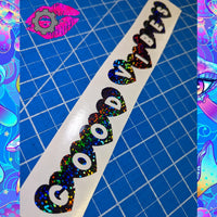 GOOD VIBES DECAL BANNER