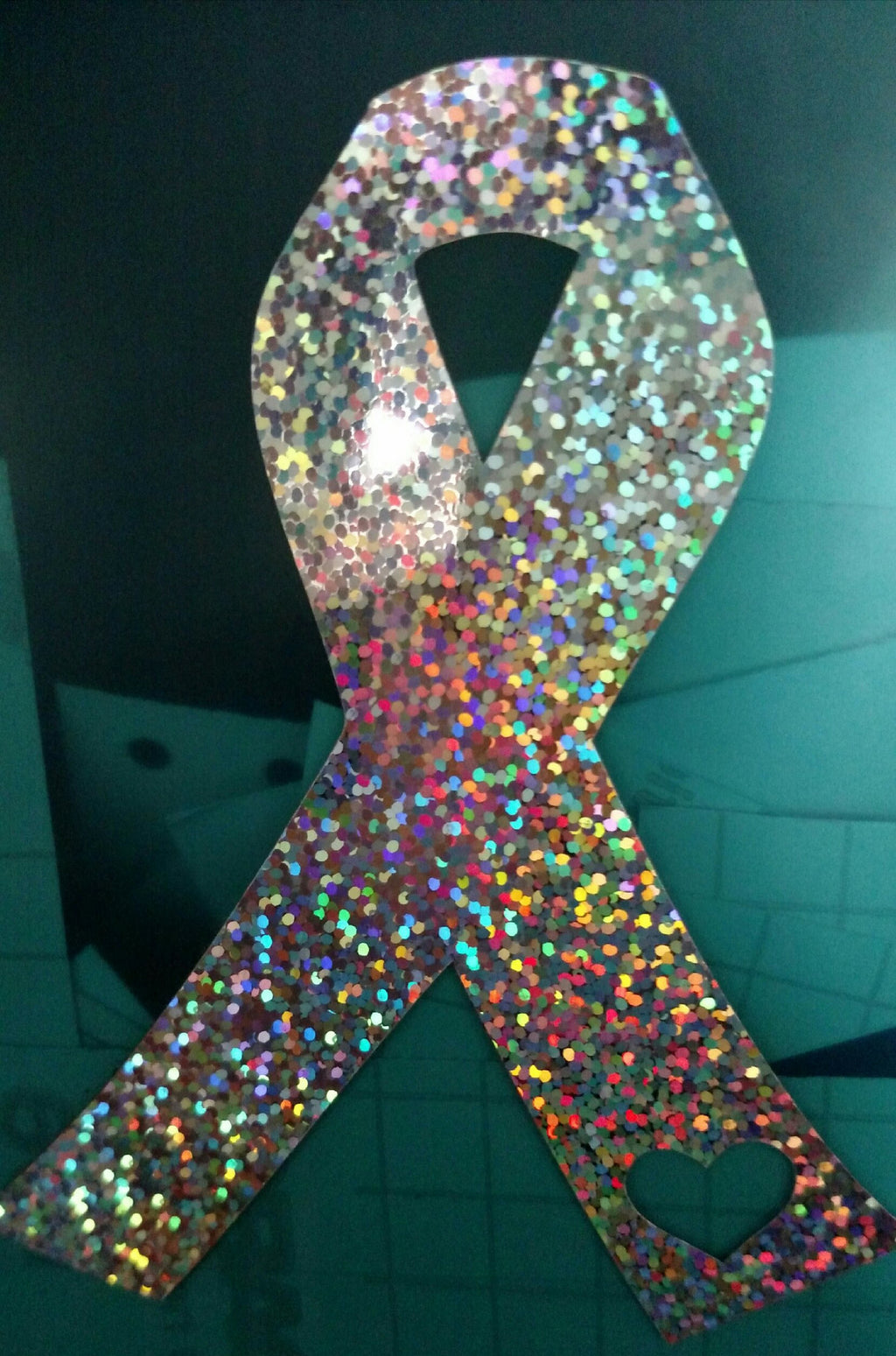 Cancer Awareness Ribbon Decal