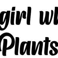 JUST A GIRL WHO LOVES PLANTS DECAL BANNER